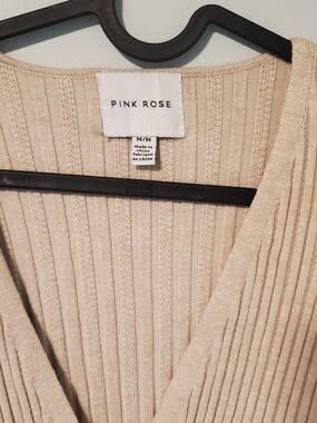 Pink Rose Wrap Top